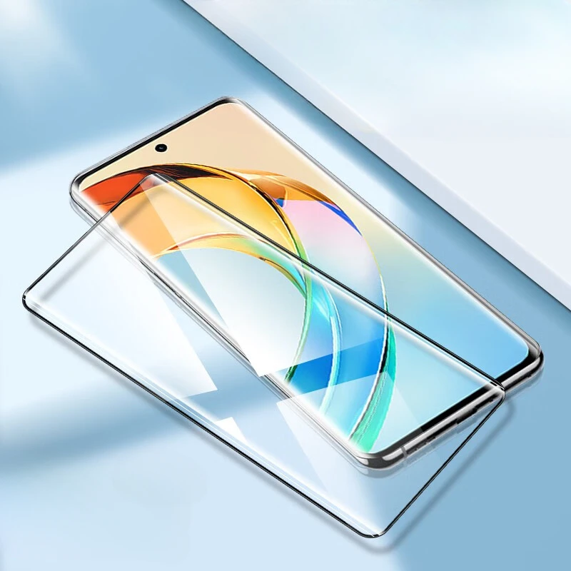 

3D Curved Tempered Glass For Huawei Honor X50 Screen Protector For HOnor X 50 ALI-AN00 Anti Blue Light Full Cover Glass Film