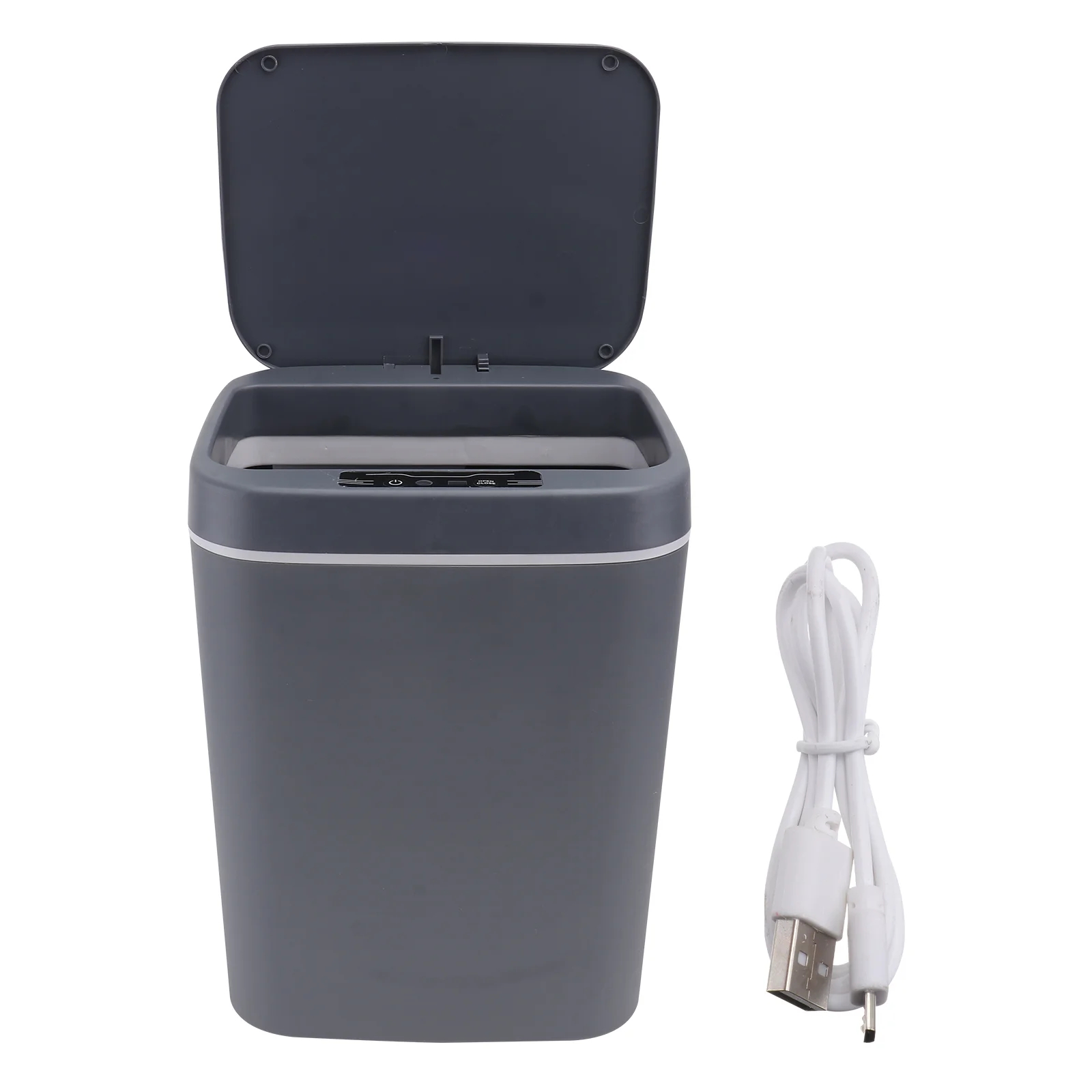 

Touchless Trash Bin Kitchen Household USB Charging Smart Trash Can Automatic Induction Dustbin With Lid Smart Sensor Waste Bin