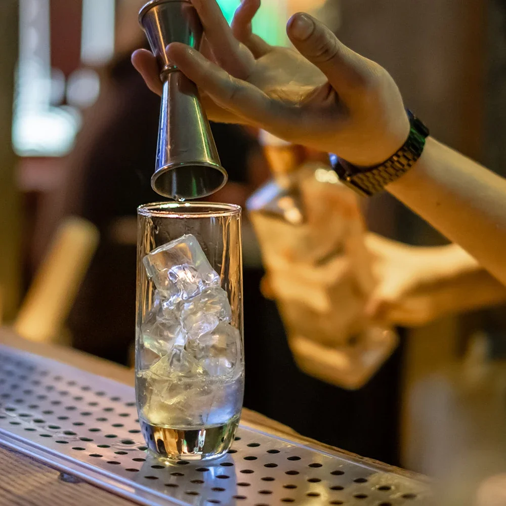 1 унция/2 унции двухсторонняя мерная чашка мохито кружка из нержавеющей стали