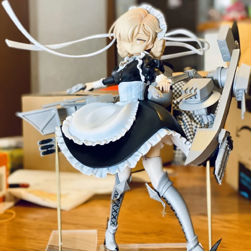 Фото (В наличии) (W_3436) 1/6 Sheffield Maid Ver Azur Lane Неокрашенный, в разобранном виде WF2020w Diy GK Комплект модели из белой смолы №1