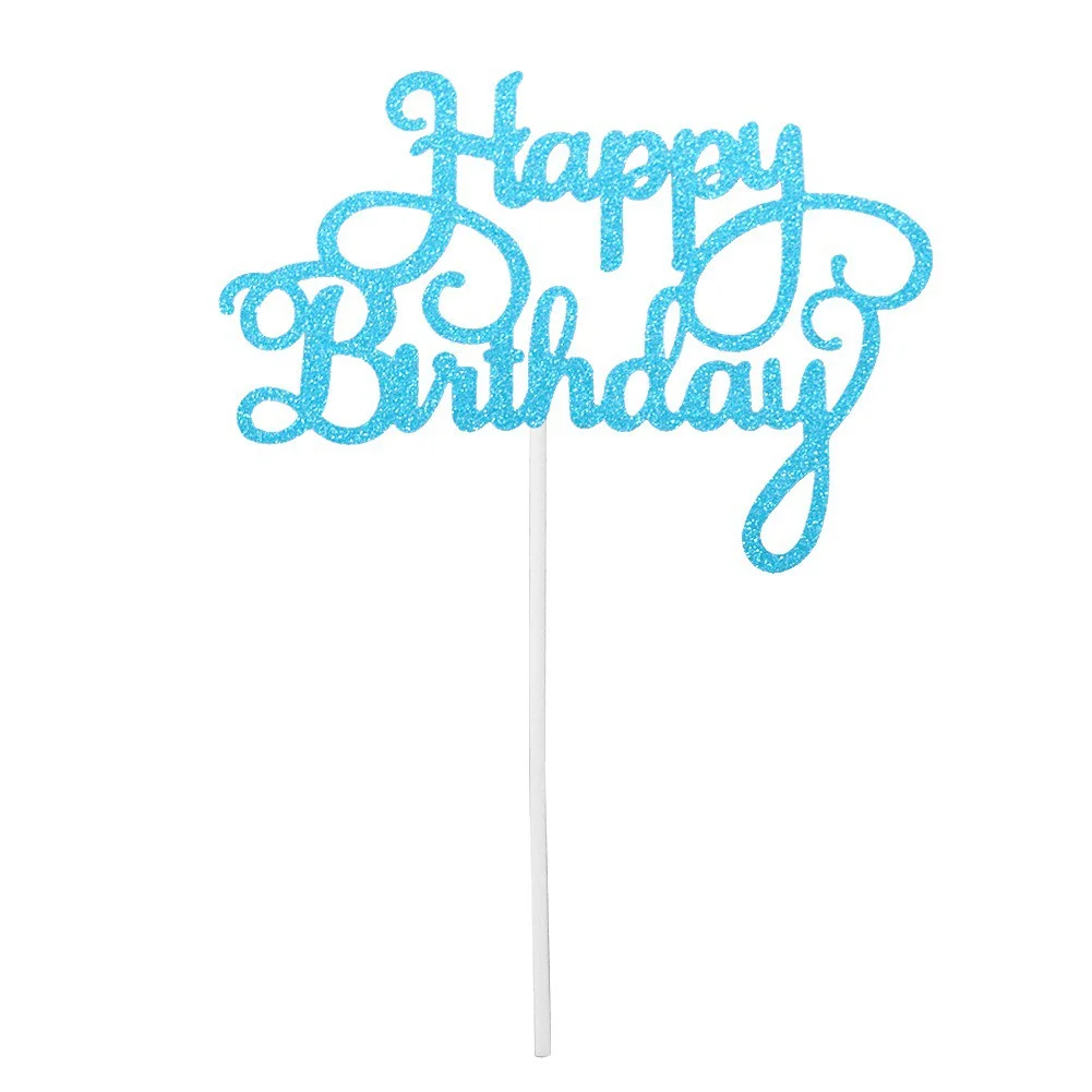 

Happy Birthday Cake Topper Acrylic Letter Cake Cake Toppers Party Supplies Happy Birthday Black Boy Cake Decorations