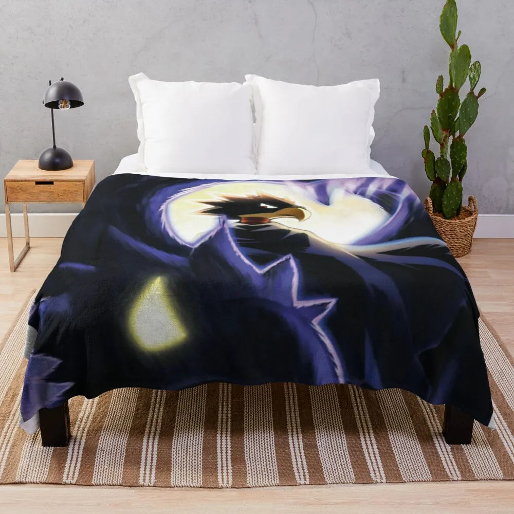 

tokoyami fumikage Throw Blanket Luxury Designer Blanket Beach Blanket Decorative Blankets