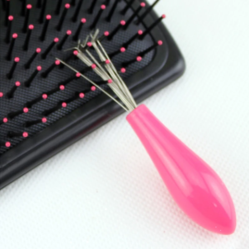 

Comb Cleaner Super Durable High Quality Easy To Clean Comb Cleaner Comb Companion Stainless Steel Wire Plastic Handle Cleaners