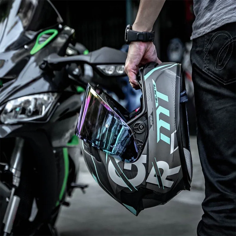 

Spain mountain four-season carbon fiber motorcycle helmet men and women full-covered full-face helmet helmet motorcycle racing