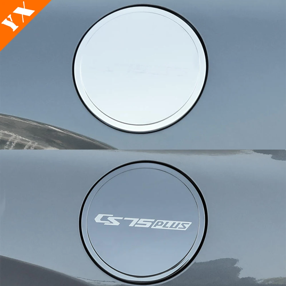 

Внешняя наклейка из нержавеющей стали для Changan CS75 Plus 2022-2023, декоративная крышка для автомобильной электрической коробки, крышка для порта зарядки, аксессуары для украшения