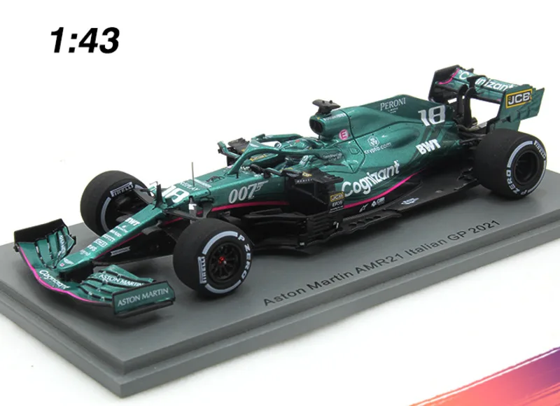 

Spark F1 Race Car Model 1/43 Aston Martin AMR21 Italy 2021 Lance Stroll Resin Car Model Collection Ornament Gift