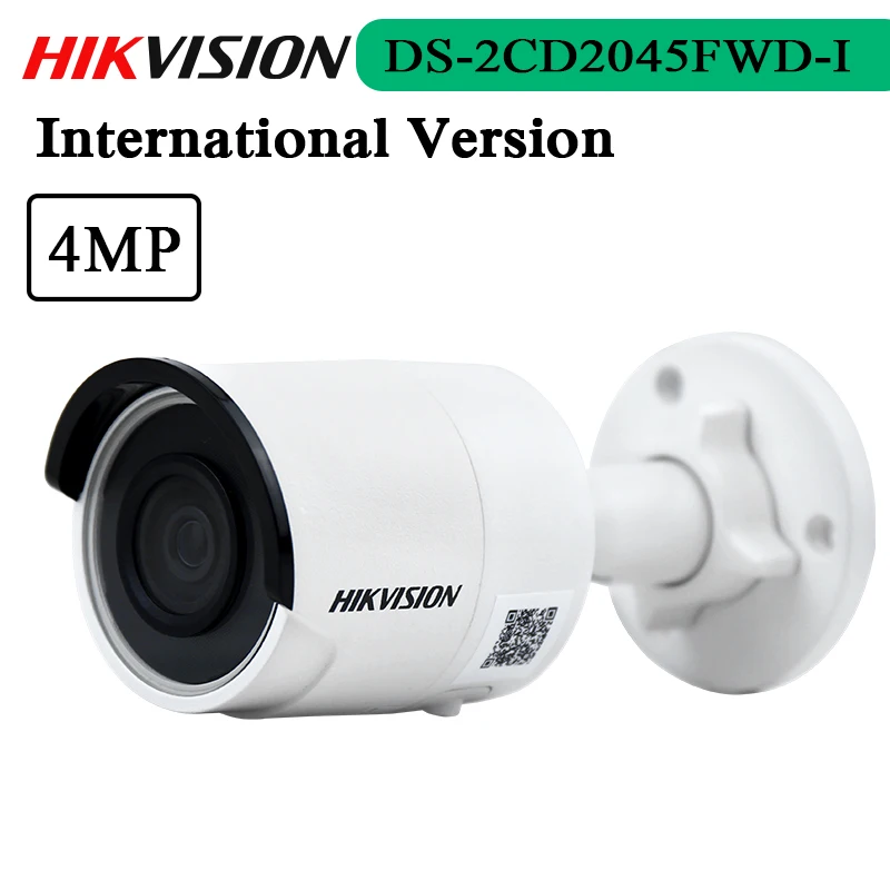 

English version Free shipping DS-2CD2045FWD-I replace DS-2CD2043G0-I 4MP Powered-by-DarkFighter Fixed Mini Bullet Network Camera