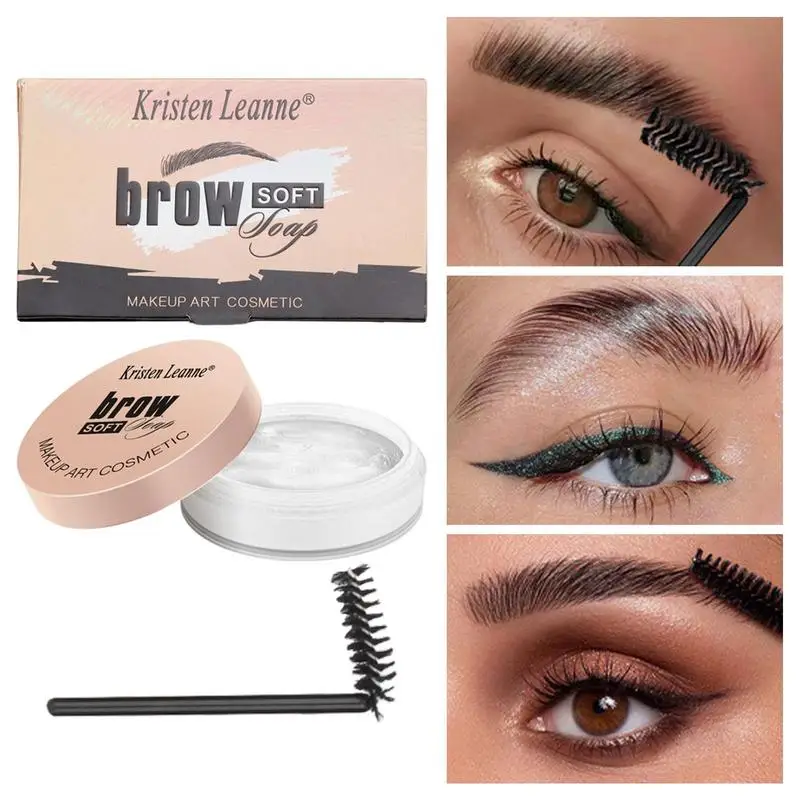 

3D воск для укладки бровей, долговечное Косметическое Мыло для бровей, водостойкий пушистый гель для укладки бровей для мужчин и женщин