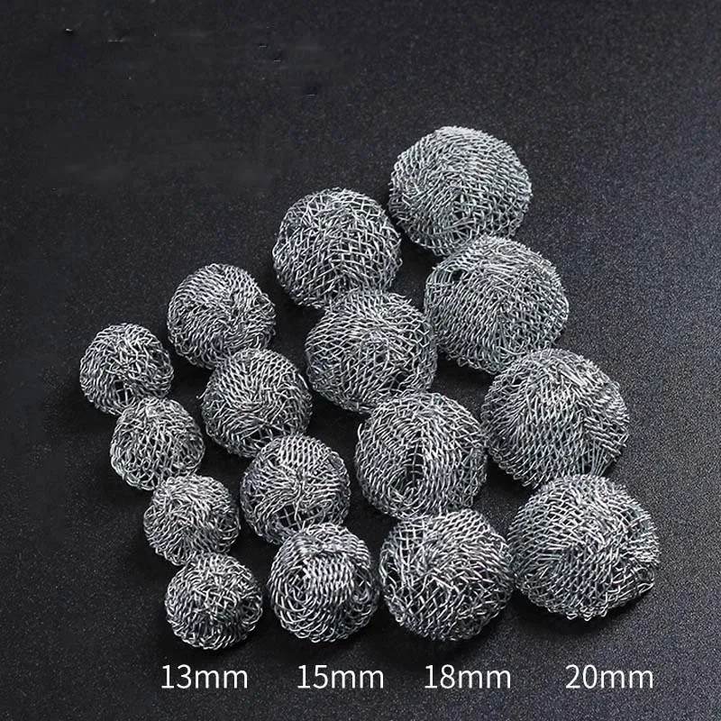 

50pcs pack pipe tennis ball combustion support screen pipe accessories filter screen pipe tool special accessories13mm-20mm