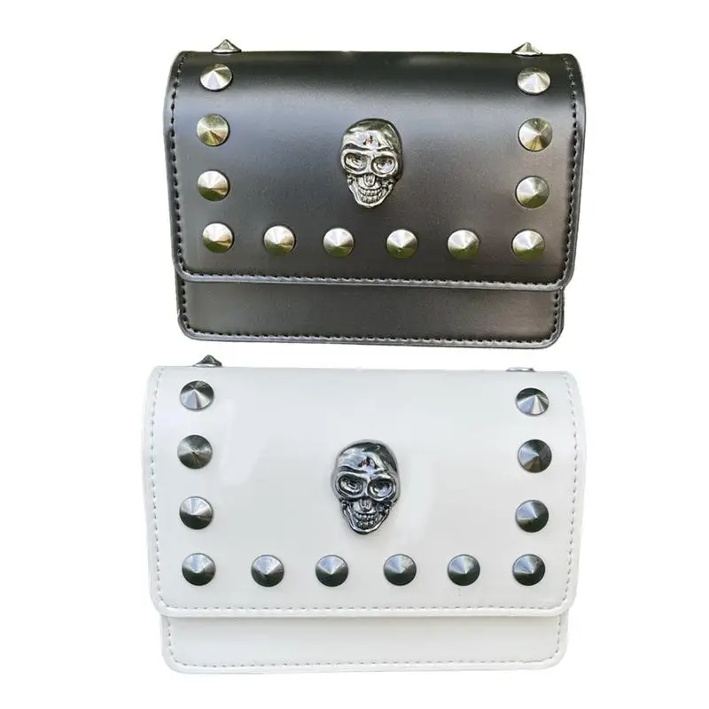 

Golf Rangefinder Leather Bag Skull Magnetic Closure Holder Case Range Finder Carry Bag Laser Distance Meter Belt Waist Bag