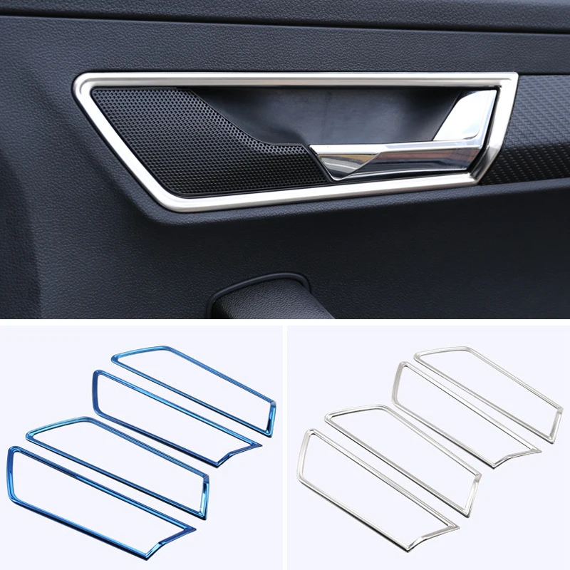 

Car styling Stainless Steel Frame Inner Handle Cover For Skoda Karoq 2018 2019 2020 Accessories Decoration