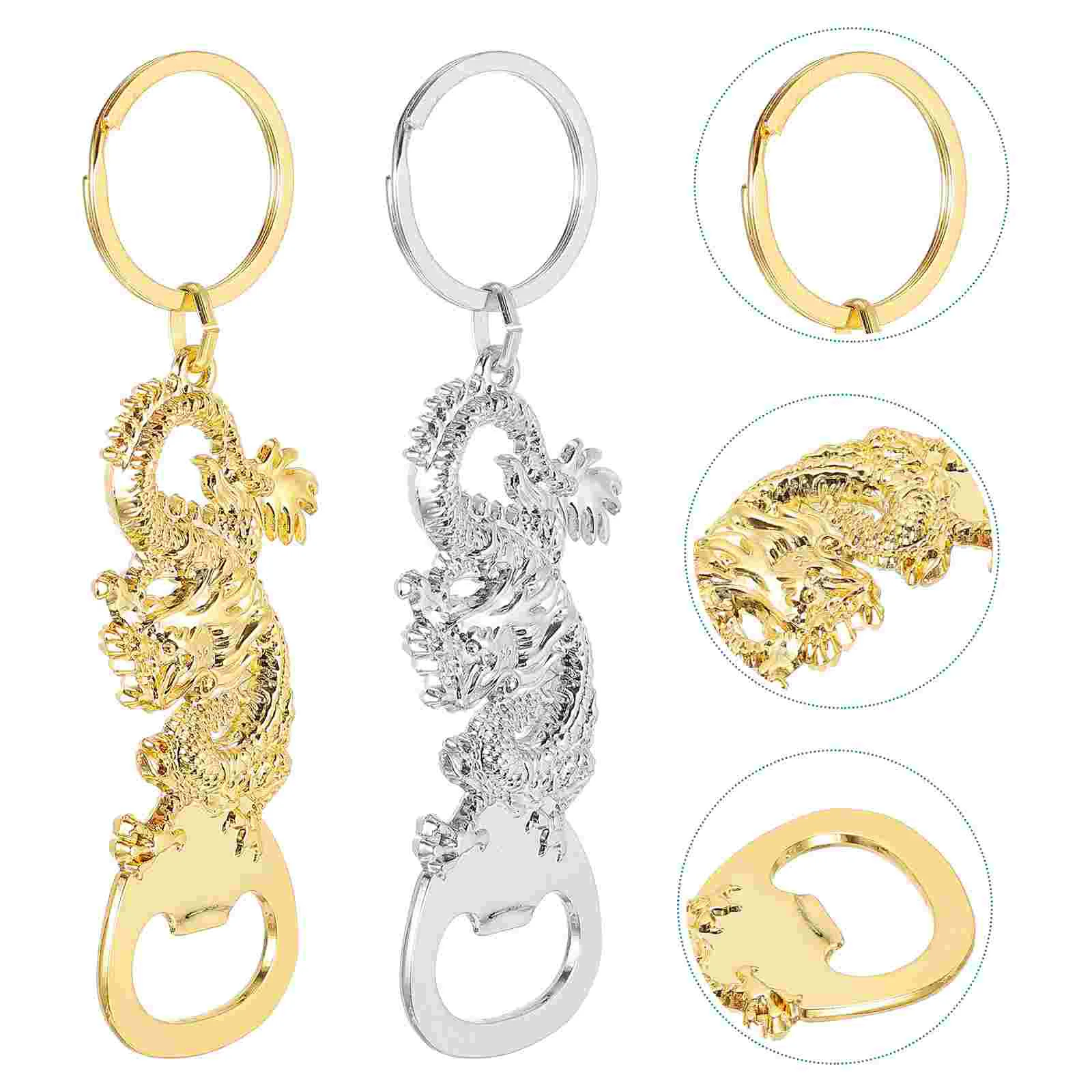 

Opener Key Dragon Bottle Corkscrew Shape Metal Cap Ring Beer Keychain Pendant Chainremover Keyring Cork Cantop Golden Catcher