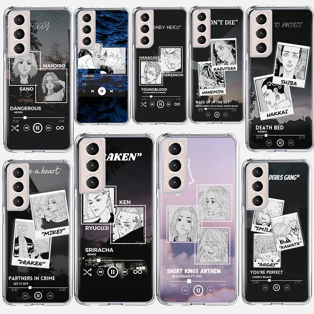 

Tokyo Revengers Sano Manjiro Case Coque For Samsung Galaxy S21 Ultra 5G S20 FE S20 Plus S10E S10 Lite S8 S9 Plus S7 Cover Funda