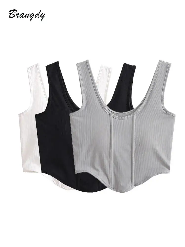 Сексуальный укороченный топ Y2k летний Женский однотонный белый корсет женская