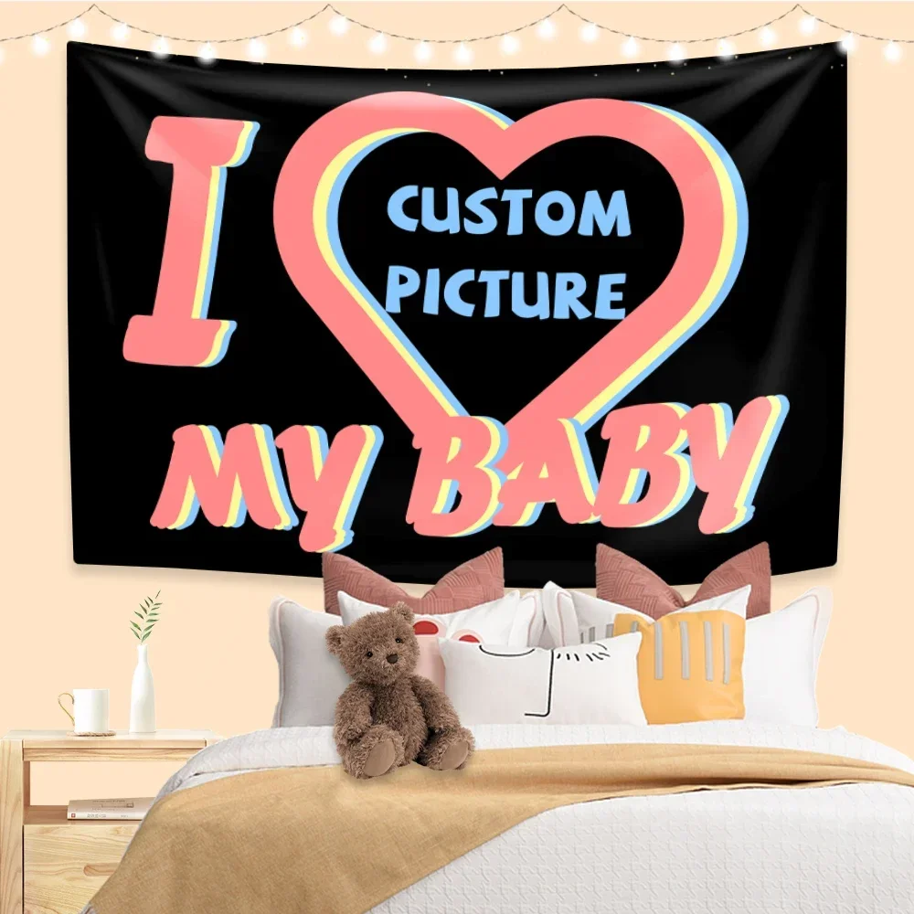 Гобелен Я люблю своего бойфренда домашний декор на заказ настенный фон для