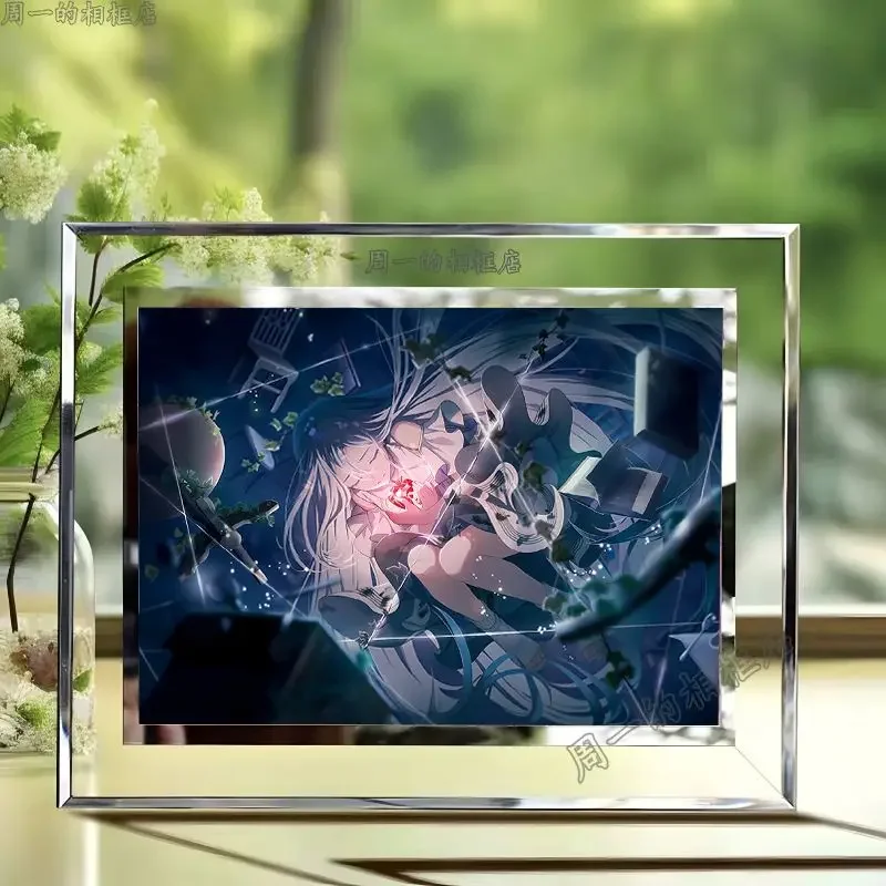 Project Sekai 25 Nightcord Yoisaki Kanade Красочная сценическая картина Рамка из хрустального