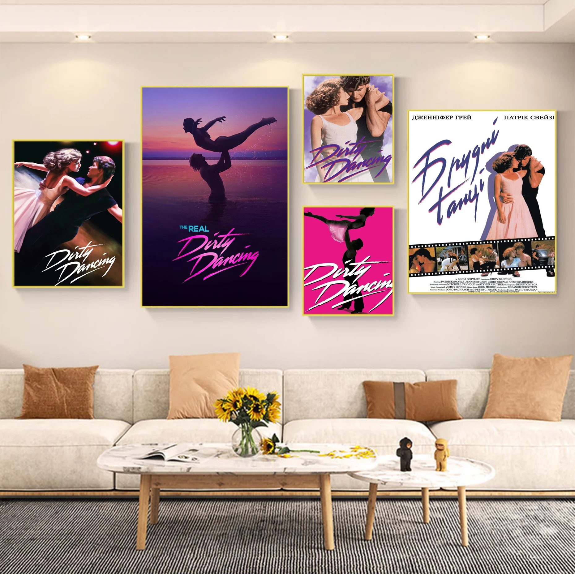

Dirty Dancing Posters Sticky Vintage Room Home Bar Cafe Decor Room Wall Decor