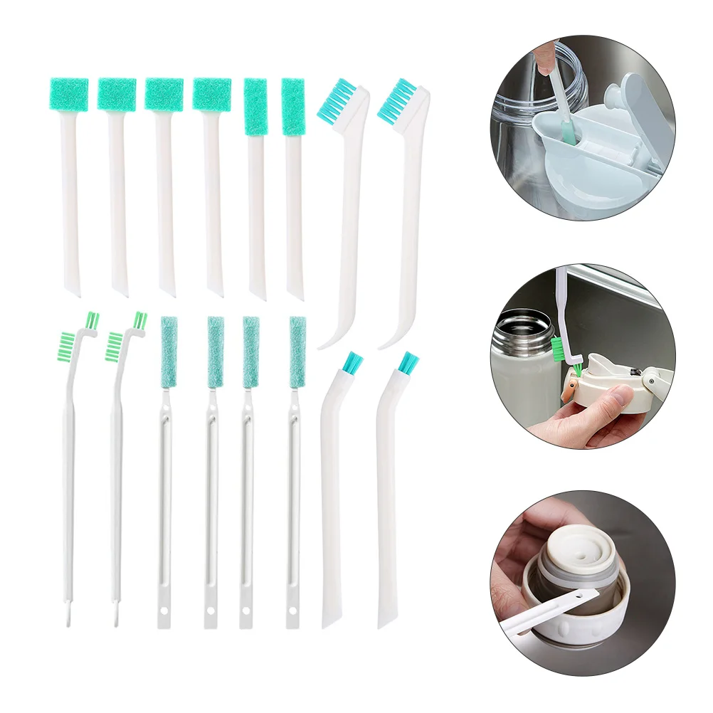 

Brush Bottle Cleaning Brushes Scrub Detail Cup Cleaner Lid Straw Crevice Tools Coffee Scrubber Sponge Water Mini Mug Handle