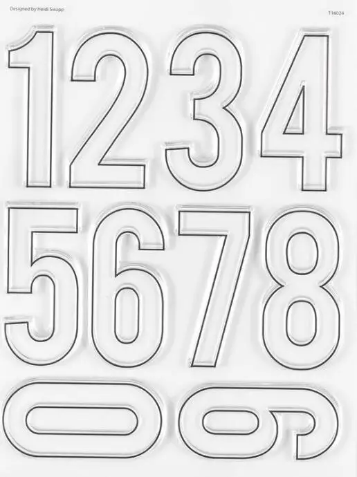

Number Stamps New Arrival 2022 Scrapbook Diary Decoration Stencil Embossing Template Diy Greeting Card Handmade