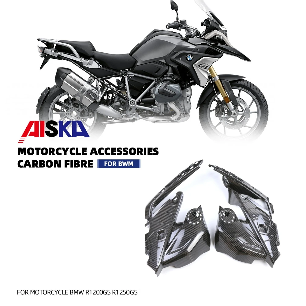 

3K 100% Carbon Fiber Motorcycle Tank Lower Side Panel cover fairing For BMW R1200GS R1250GS 2020 2021 2022 2023