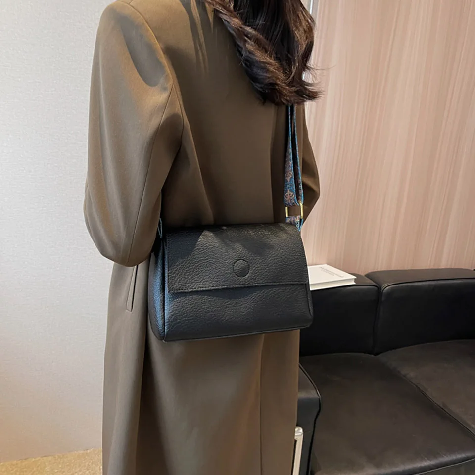 

Advanced Texture Trendy New Women's Bag High-Quality Literary And Artistic Girl Luxury Brand Design Cross-Body Shoulder Bag M319