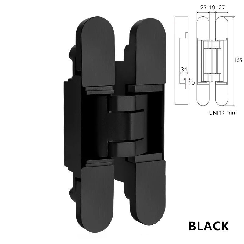 

TOP KNORR трёхмерный регулируемый шарнир матовый черный/серебристый
