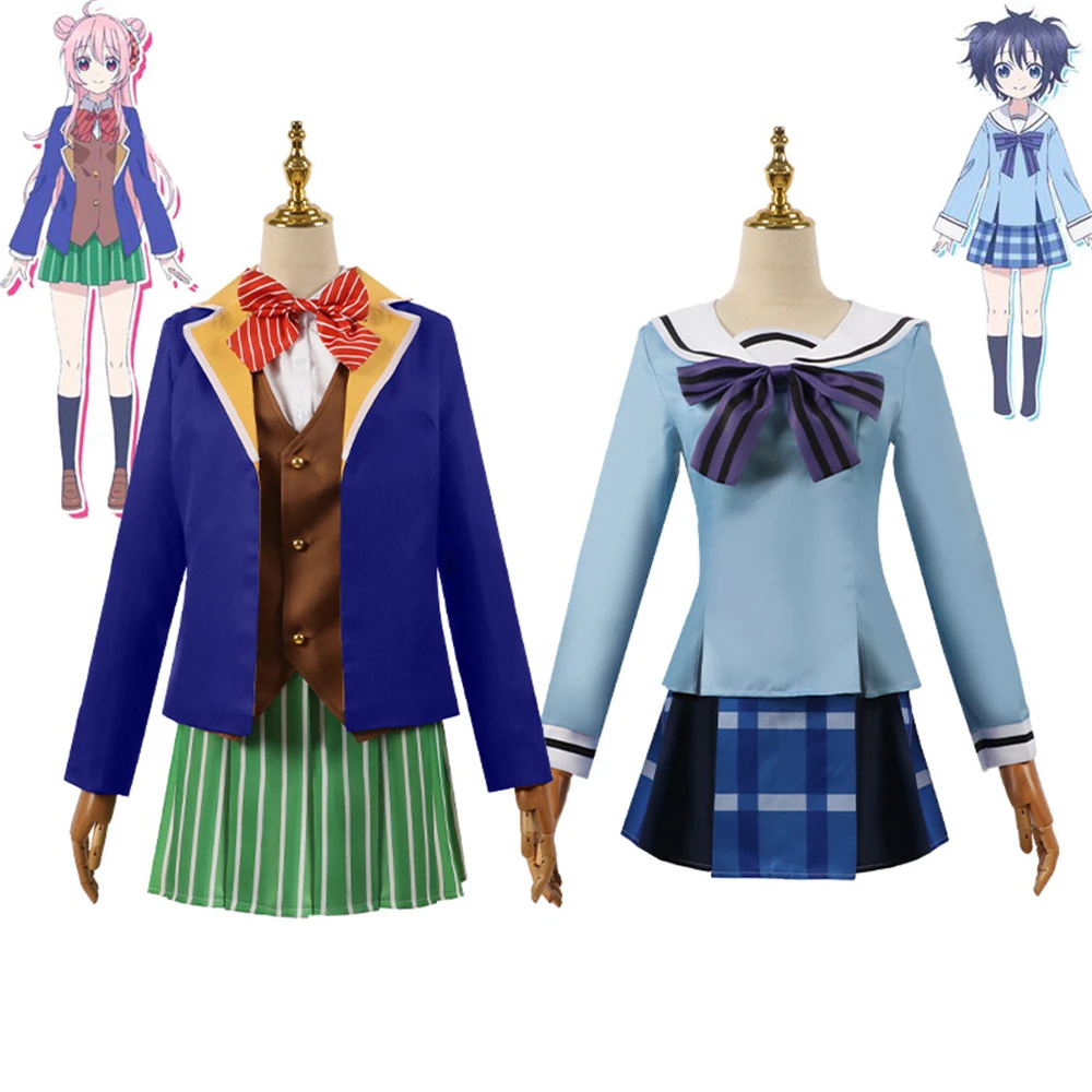 

Anime Happy Sugar Life Matsuzaka Satou Koube Shio Cosplay Women Costume Girls School Uniforms Sailor Suits Halloween Outfit