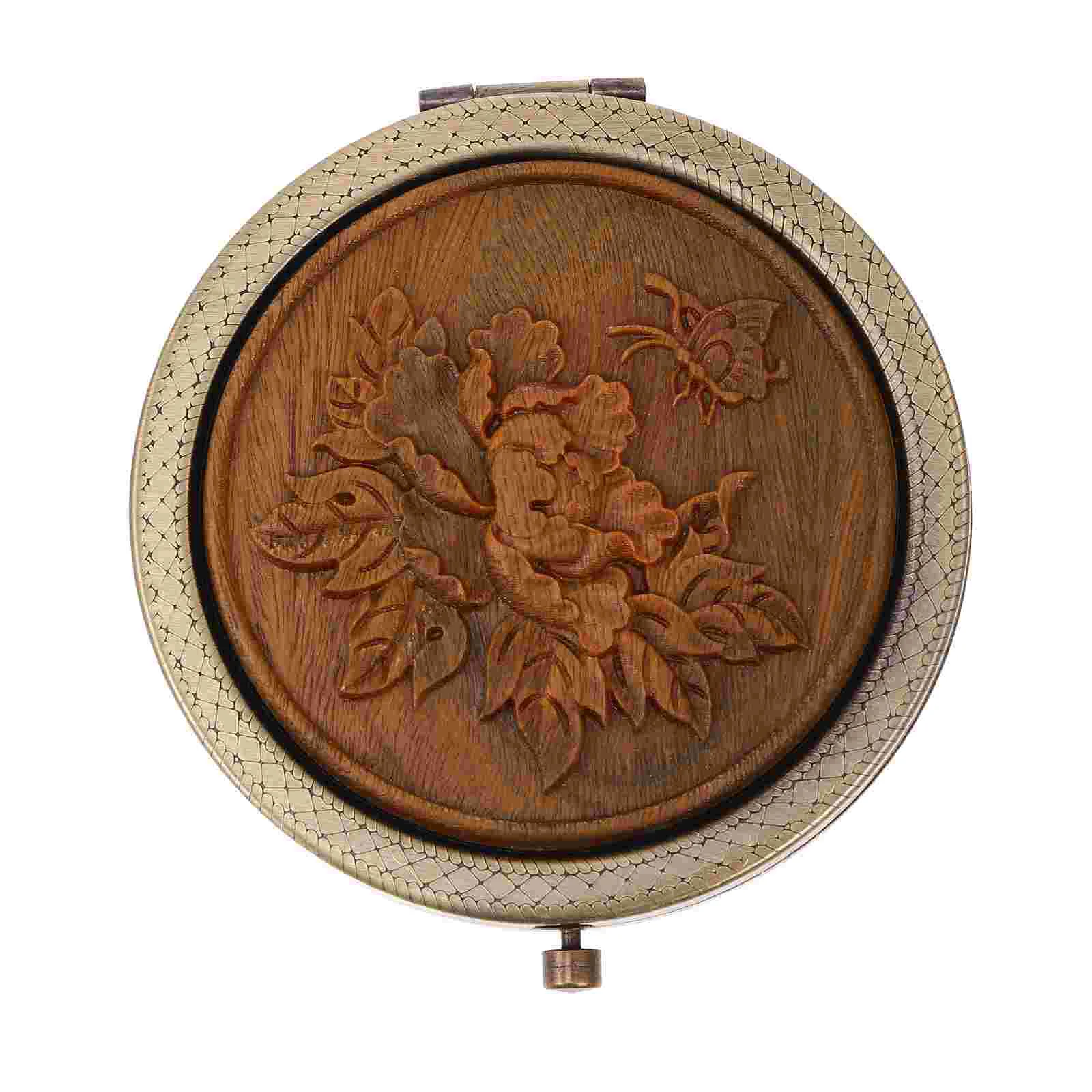 

Retro Style Portable Mirror Travel Purse Mirror for Women Girls