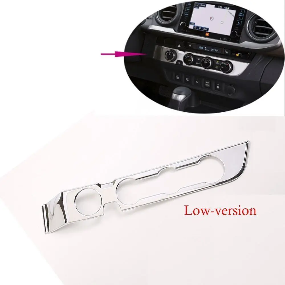 Хромированная кнопка регулировки кондиционера ABS для Toyot @ Tacom 2016-22 низкая Версия