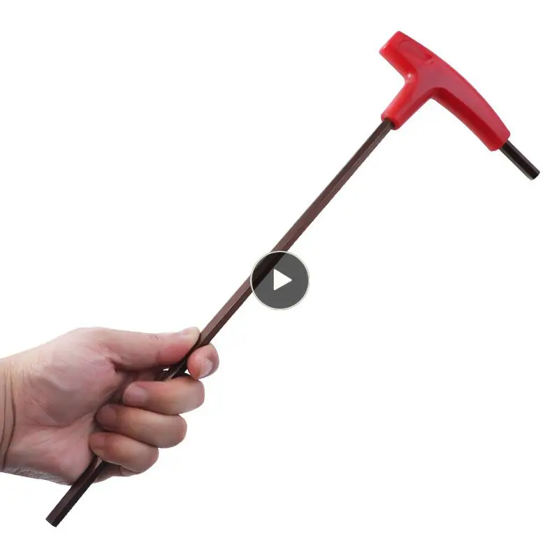 

Double-head Screwdriver T-shaped 3/4/5/6/8mm Hex Key Chamfer Tip Design Wrench Bicycle Maintenance Tools T-handle