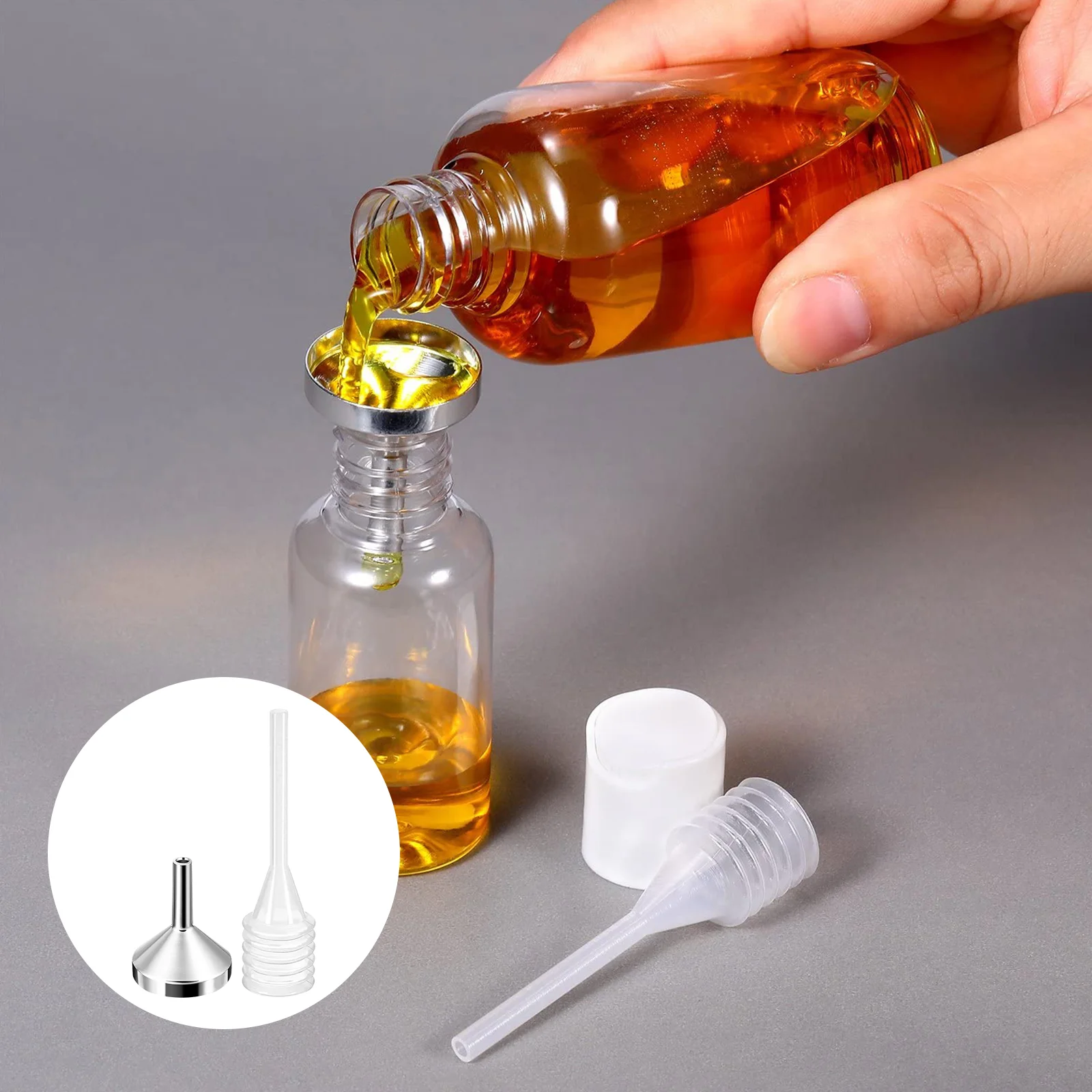 

10 Pcs Stainless Steel Premium Funnels Tool Aluminum Oxide