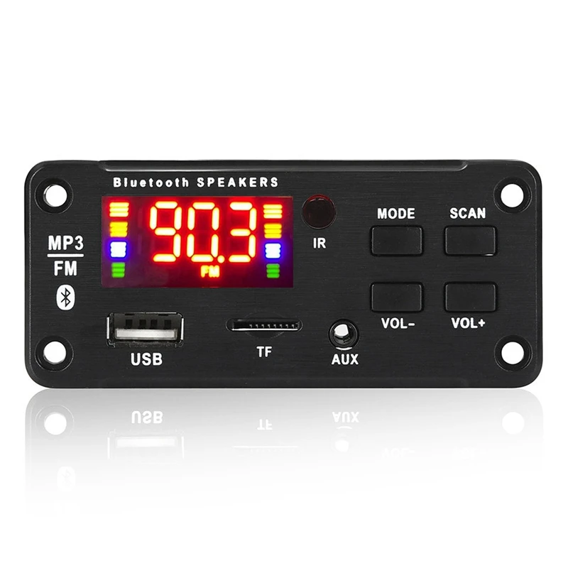 MP3 Bluetooth декодер плата 2X25W USB FM радио TF 3 5 мм AUX музыкальный плеер для автомобиля