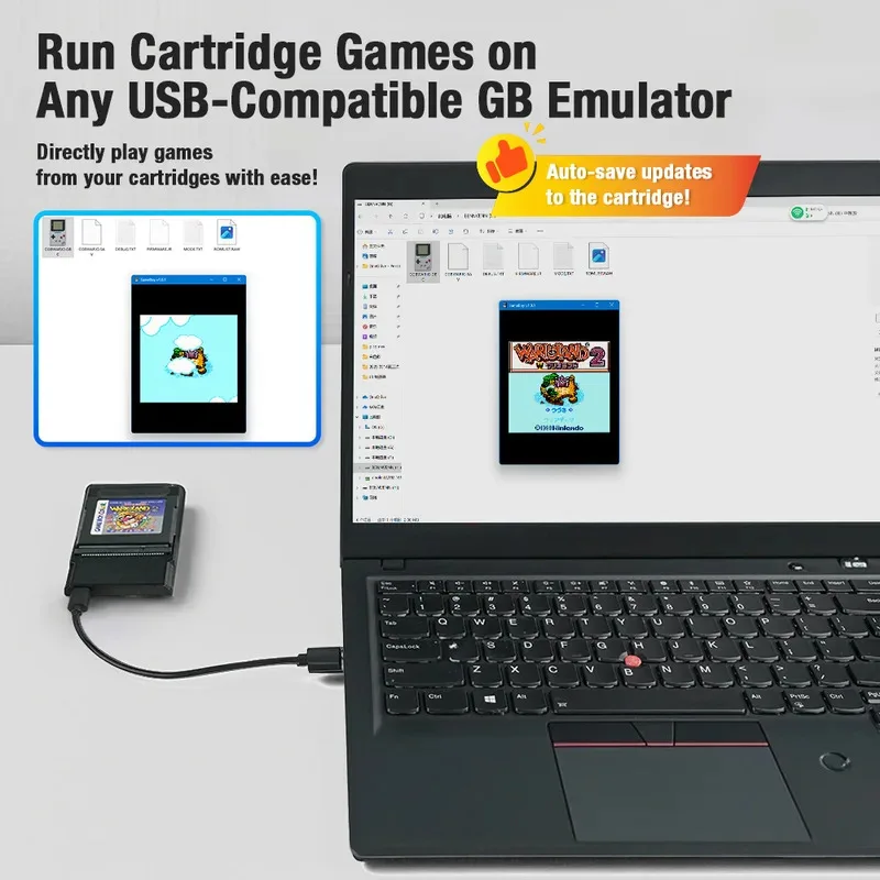 Подходит для игровых карт Game Boy GB GBA GBC, карты для резервного хранения игр GBFLASH JOEY JR. (art.: 3920d8ffec27d) - 3920d8ffec27d