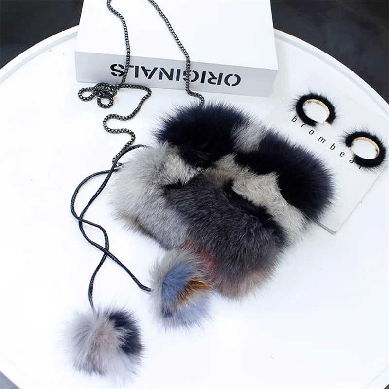 Рисунок 5 - Роскошная женская меховая сумка-мешок на шнурке