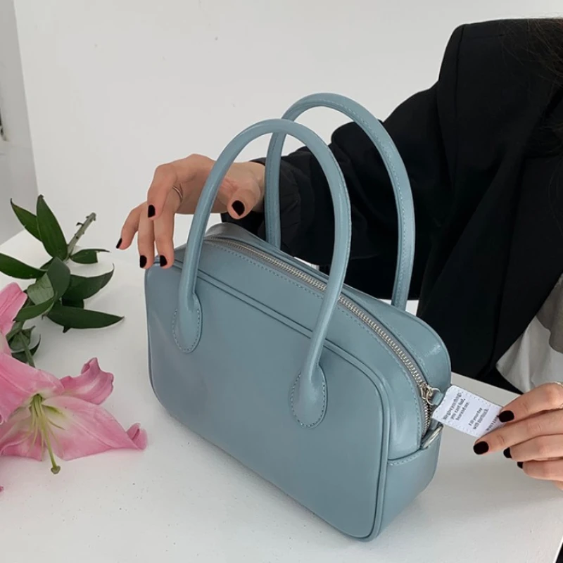 New Women Casual Tote Handbags Fashion Ladies Daily Crossbody Bag Retro Oil Wax Leather Female Shoulder Messenger Bags Summer