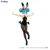 vocaloid hatsune miku wink bunny ver cartoon figure pvc model toy desktop ornaments anime action figure doll model