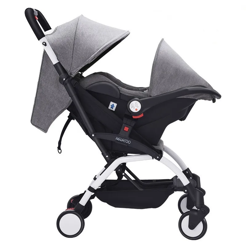 

4 In 1 Baby Car Seat Stroller Baby Bassinet Cradle High Landscape Portable Newborn Baby Carriage Infant Trolley Comfort Chair