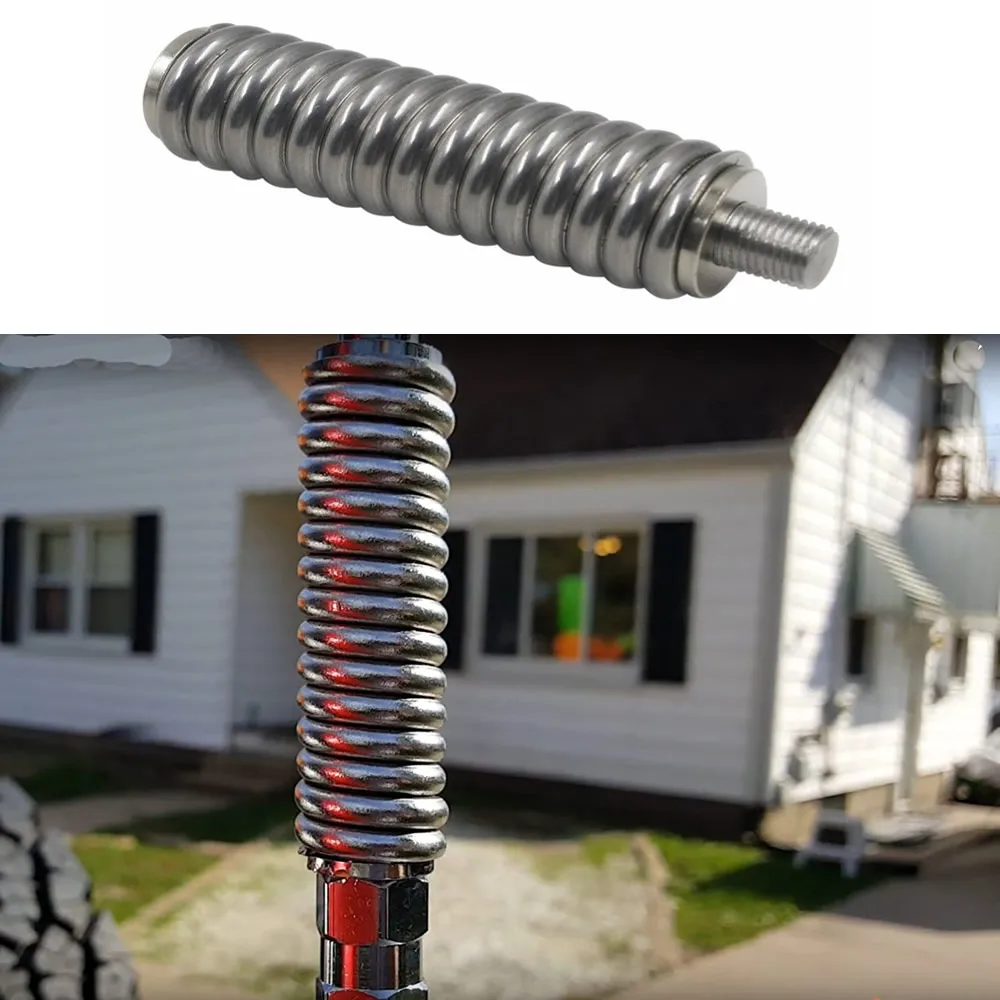 Firestik SS-3H Replacement CB Radio Stainless Steel Antenna Spring Mount fit Mobile/In-Vehicle threads. |