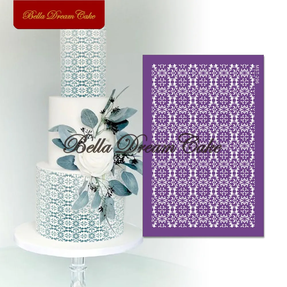 Цветочный дизайн в виде кольца для рукоделия Королевский крем форма помадки