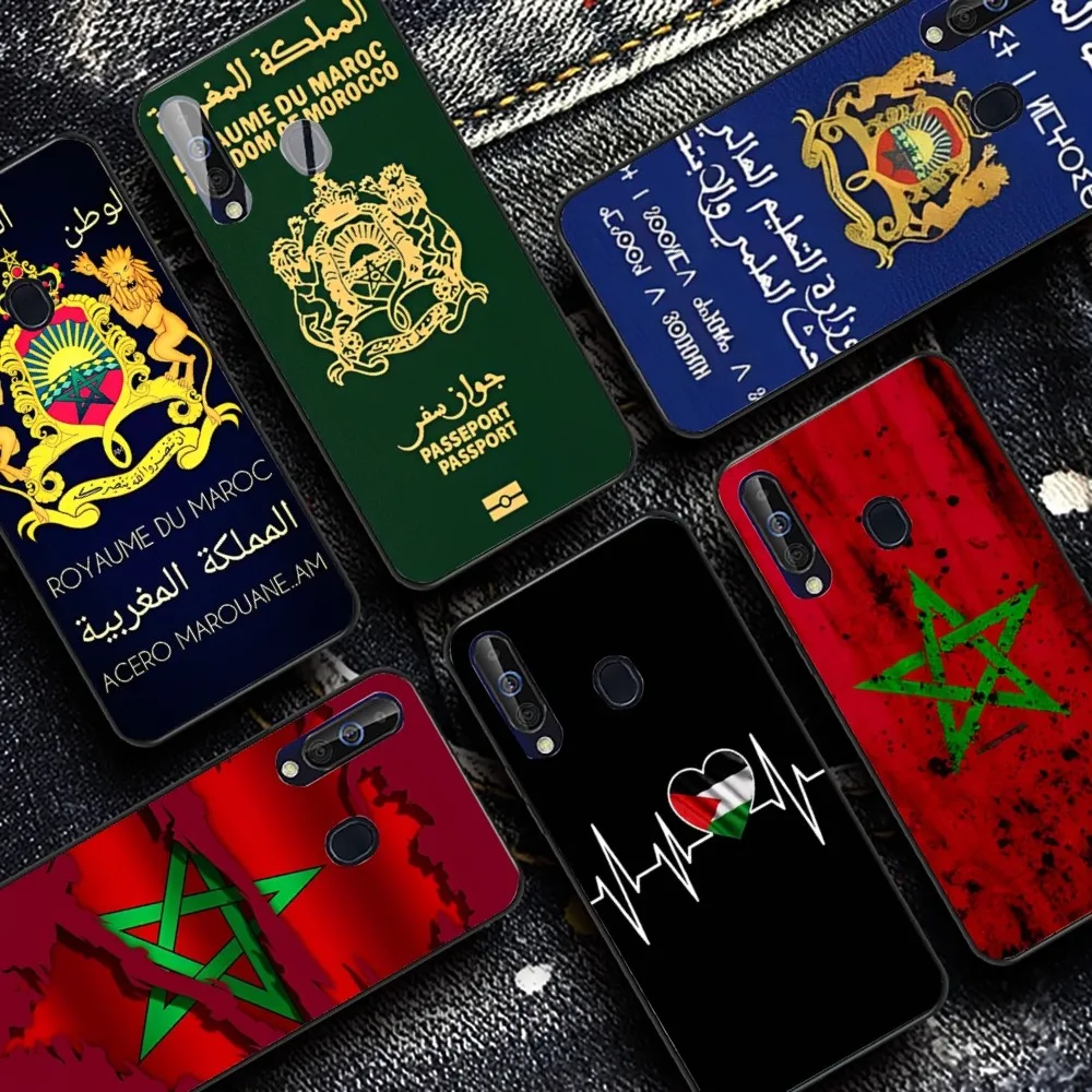 

Morocco Flag Passport Phone Case For Samsung A 10 11 12 13 20 21 22 30 31 32 40 51 52 53 70 71 72 73 91 13 shell