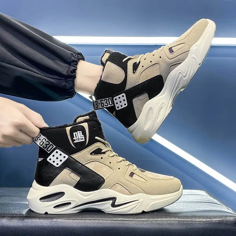 

Туфли мужские на платформе, вязаные лоферы, кроссовки, резиновая подошва, Брендовая обувь, Харадзюку