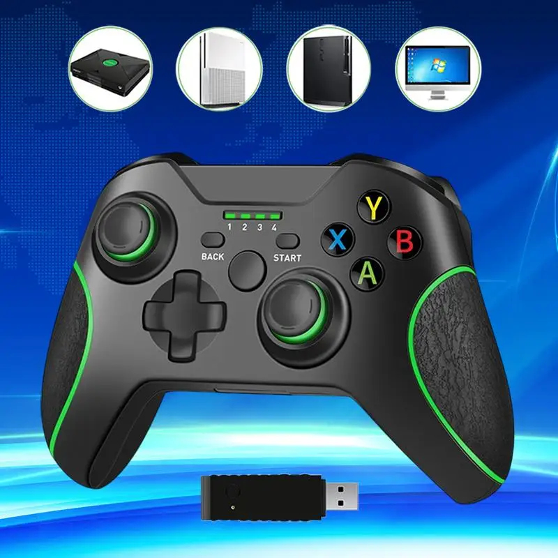 

Наслаждайтесь бесшовными играми с беспроводным контроллером 2,4 ГГц для Xbox One S X, консоль, аксессуары для ПК-полный игровой аксессуар