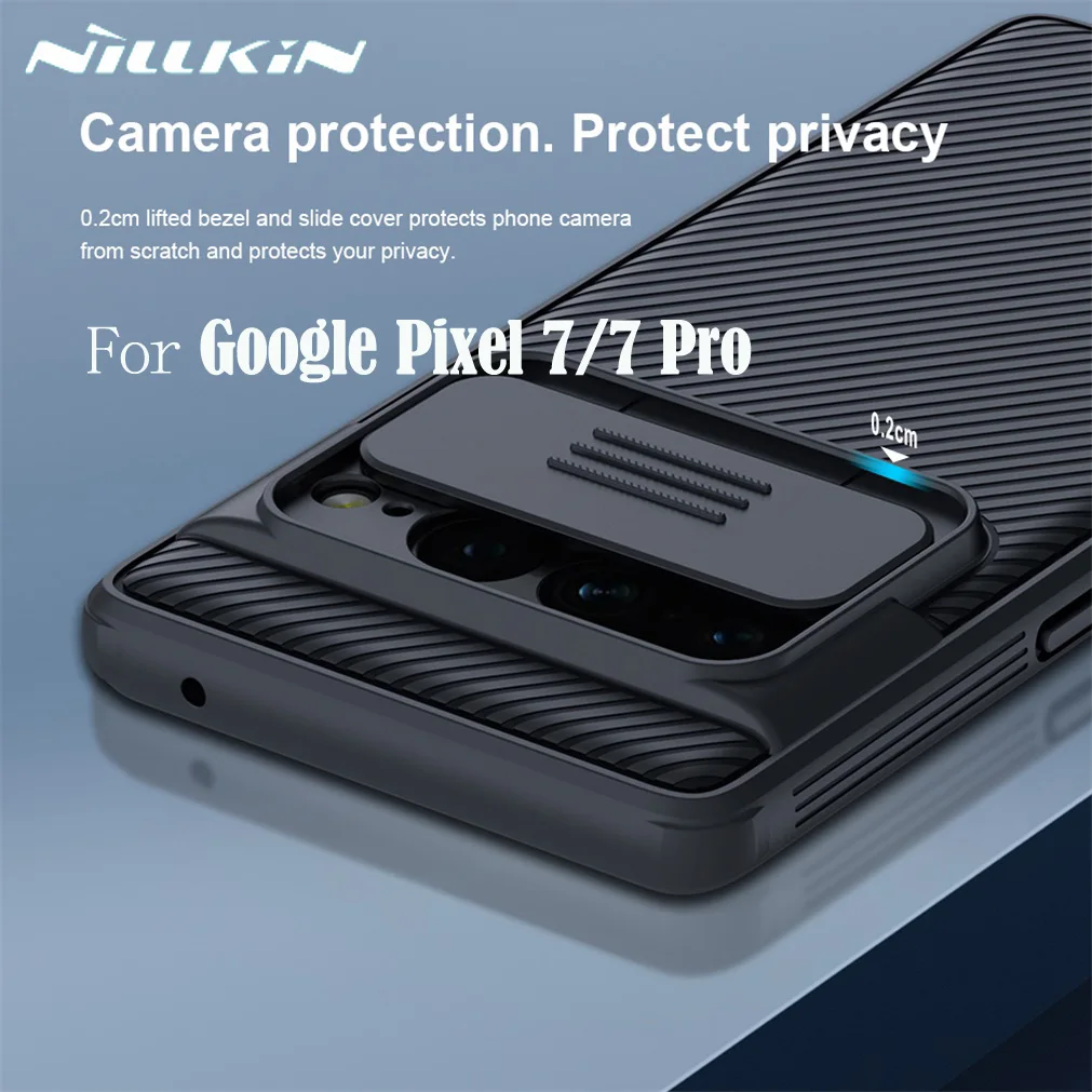 

Для Google Pixel 7 Pro чехол NILLKIN CamShield Pro Чехол слайд-камера Обложка для объектива Защита конфиденциальности задняя крышка для Google Pixel7
