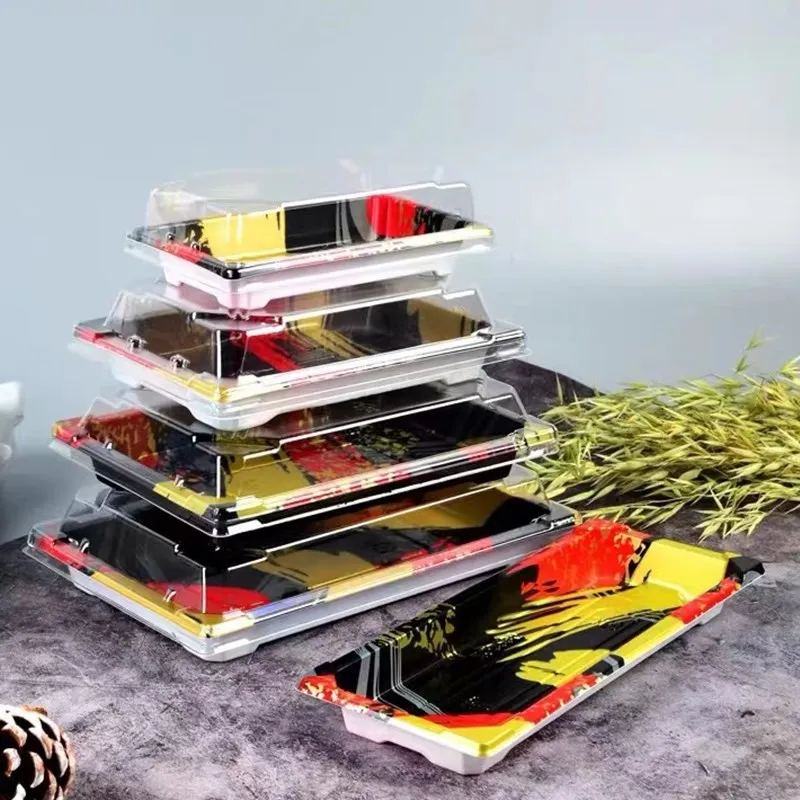 50 шт. одноразовые контейнеры для суши фруктовых пирожных |