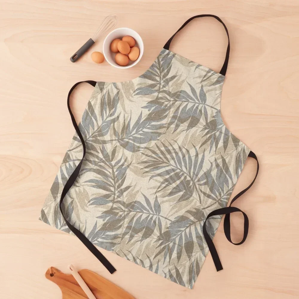 Areca Palms Гавайский тропический винтажный фартук-нейтральный фартук учитель