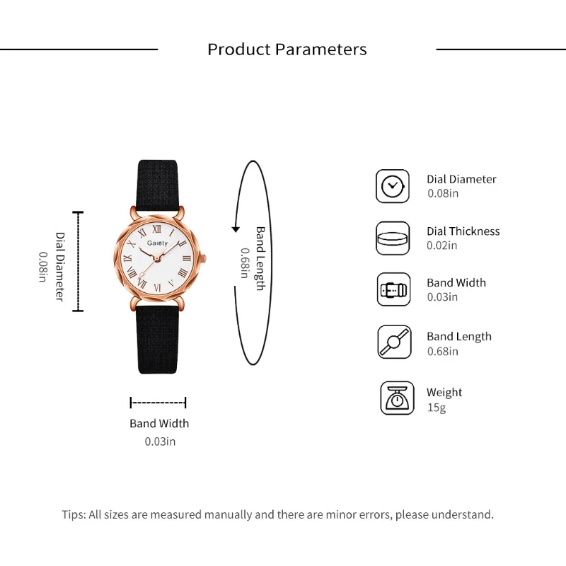 New Women's Spring Fashion Hundred Simple Small Watch Female Students Roman Face Casual Quartz Dial Diamond-shaped College Wind