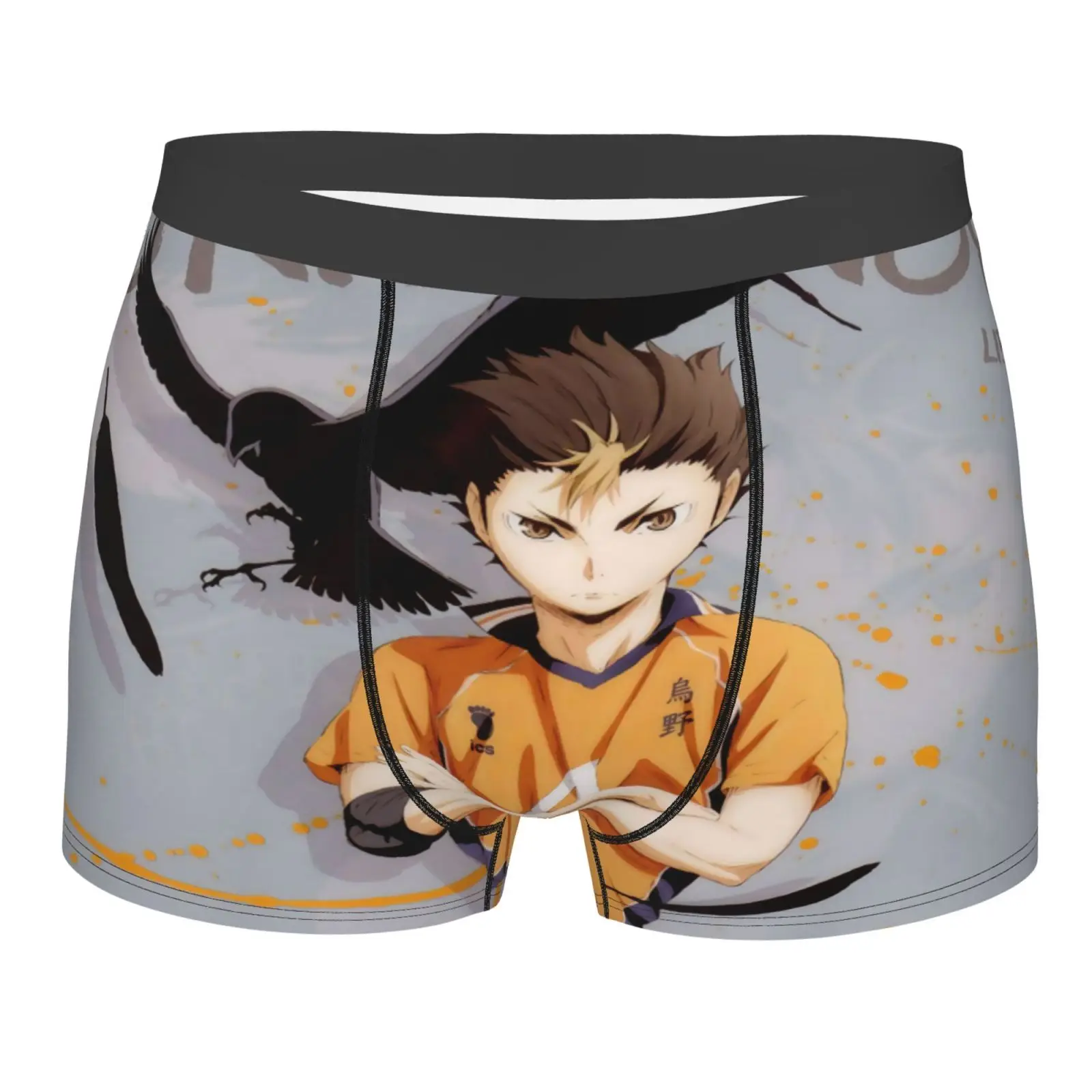 

Haikyuu Nishinoya Yuu Gefertigte Men's Panties Boxer Shorts Sexy Mens Underwear Long Polyester Male Underwear Male Shorts Male