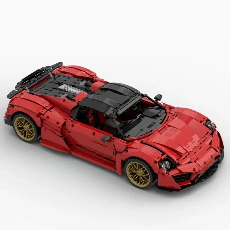 НОВЫЙ MOC- 172169 918 Spyder масштаб 1:8 технология строительный блок гиперкар супер