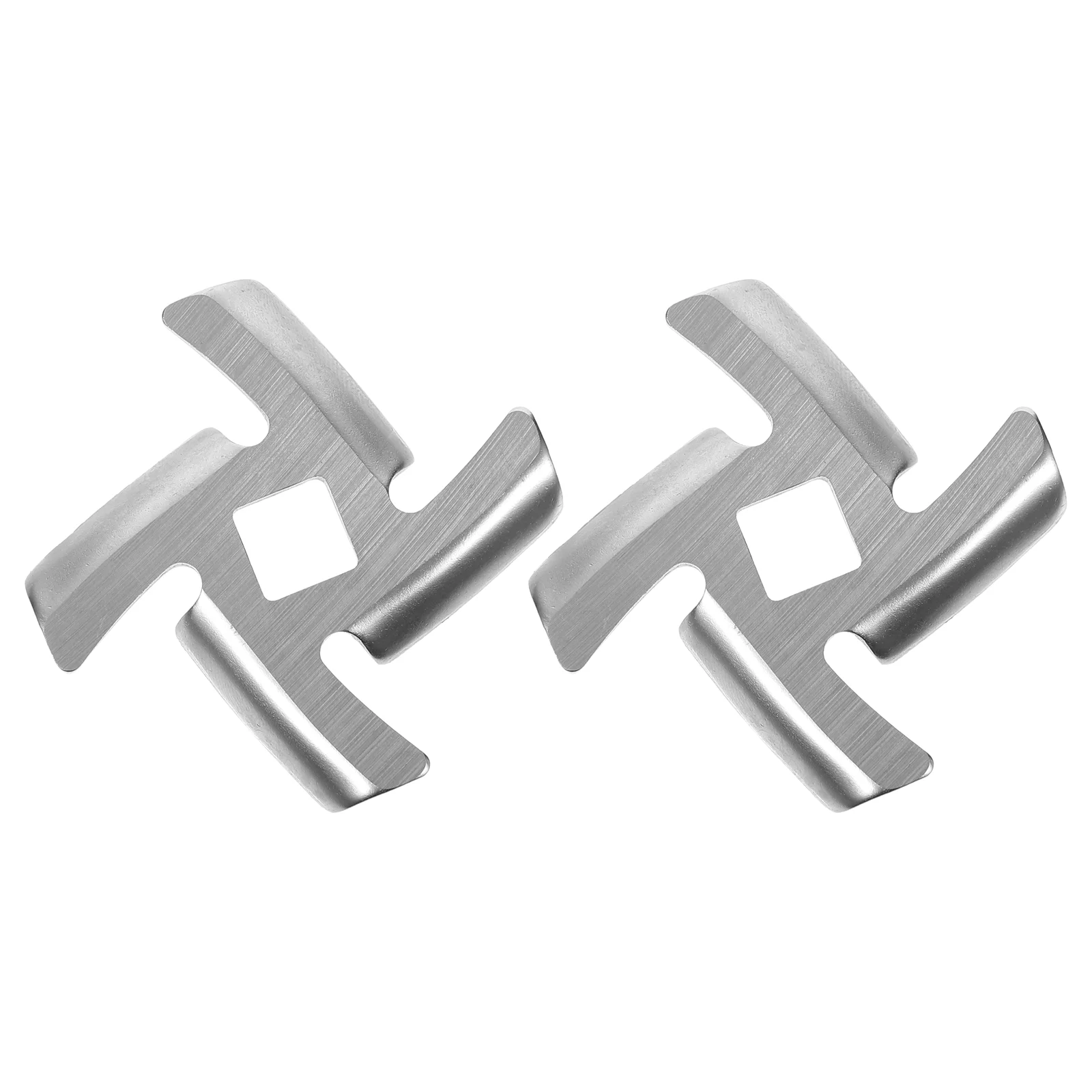 

2 Pcs Stainless Steel Meat Chopper Cross Blades Meat Chopper Blades Parts
