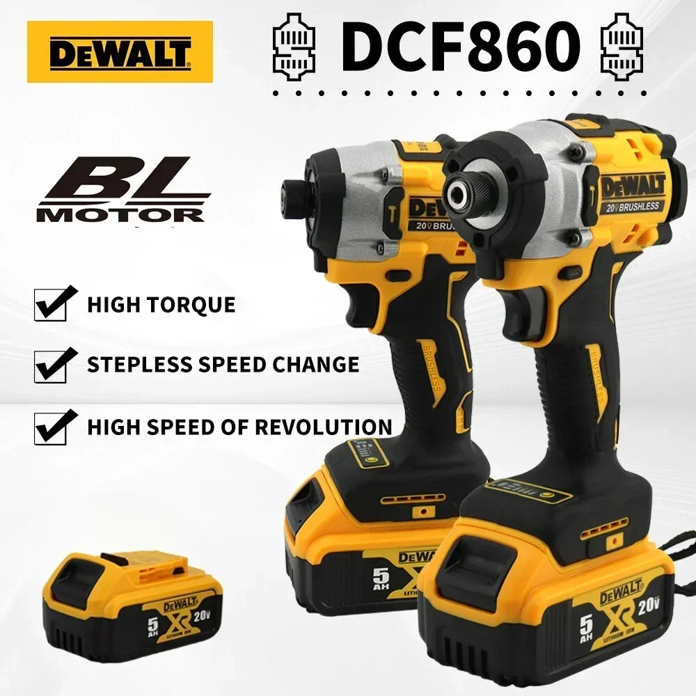 DEWALT DCF860 Аккумуляторная Компактная Дрель/электрическая Ударная Отвертка 20 В